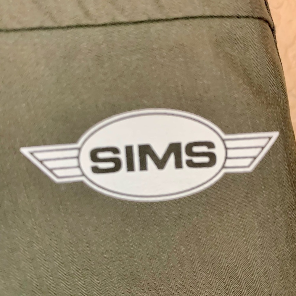 Sims Snowboarding Pants XS Charcoal Grey Blue Lining Pockets Boot Cut EUC - Picture 9 of 12